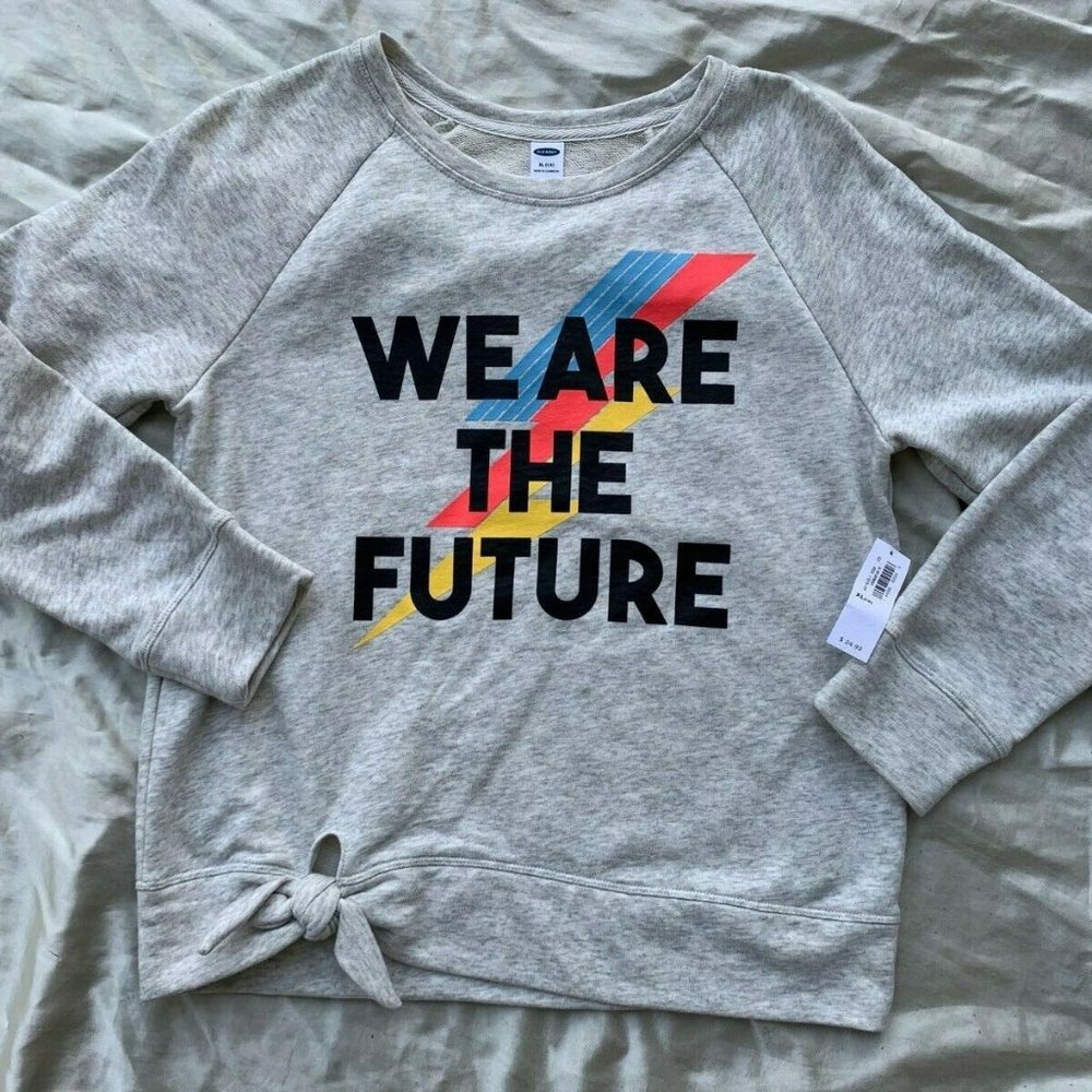 OLD NAVY Girls Graphic Print Sweatshirt